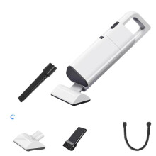 Kabelloser Handstaubsauger | 120 W Leistung | Für Auto und Haushalt geeignet| Tierhaarentfernung | Weiß