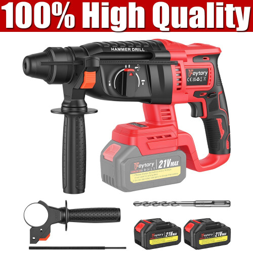 4500W Electric Rotary Jack Hammer Drill Demolition Breaker SDS Plus Chisel
