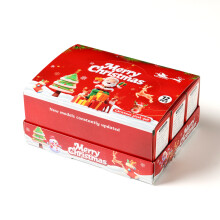 Weihnachtliche Überraschungsbox – 12 Stück – Überraschungstüten – Weihnachtspuppen-Schlüsselanhänger – Partygeschenk