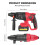 4500W Electric Rotary Jack Hammer Drill Demolition Breaker SDS Plus Chisel 3