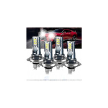 4x H7 220W 60000lm 6000K Weiße LED-Scheinwerferlampen-Set für Fern- und Abblendlicht, superhell