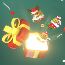 Caja sorpresa navideña de bloques de construcción, paquete de 12 microladrillos para rellenar calcetines navideños infantiles