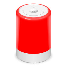Lámpara de sueño con luz roja de 670 nm, control táctil y batería recargable integrada, ideal para relajarse en casa o de via