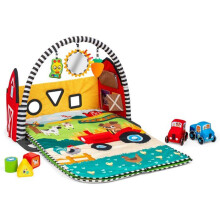 Tapis déveil musical Baby Einstein Grow With Me Busy Barnyard - 4 façons de grandir