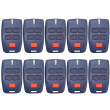 Paquete de 10 mandos a distancia de 4 botones, código variable de 433 MHz, compatibles con puertas de garaje BFT MITTO 2 y MI