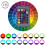 Λάμπα LED RGB με τηλεχειριστήριο, E27 Magic Lighting με δυνατότητα ρύθμισης χρώμ 2