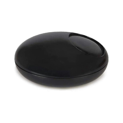Pebble-shaped ashtray with lid, black 2
