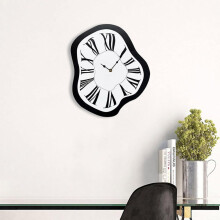 Orologio da parete in stile Dalí con effetto scioglimento, orologio da parete di tendenza, orologio da parete silenzioso, sem