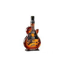 Decantador de vidro em formato de guitarra para uísque ou vinho – Decoração de bar em casa com tema Rock 'n' Roll
