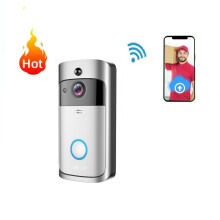 Inteligentny dzwonek Wi-Fi z bezprzewodową kamerą, detekcją ruchu i systemem bezpieczeństwa domu (2,4 GHz HD)