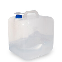 Recipiente de água dobrável de 10 litros com torneira (livre de BPA) - Porta-água portátil para camping, atividades ao ar li