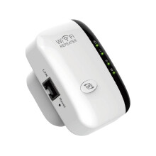 Miniaturowy wzmacniacz sygnału WiFi – 300 Mb/s – 2,4 GHz – Silna penetracja ścian – Bezprzewodowy wzmacniacz sygnału