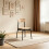Westwood WestWood Modern Wooden Dining Table with 4 Chairs Set Kitchen Industrial Frame 4