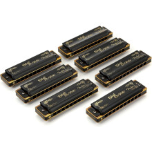 Fender Blues DeVille Diatonic Harmonica Set All Keys 7x with Case