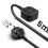 FOXNSK Single Extension Lead 5m Long Surge Protected Black 1
