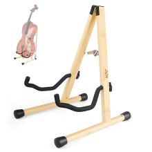 DIDA Guitar Stand, Wooden A-Frame Stands for Acoustic Guitar, Violin, Ukulele, Electric Guitar, Bass, and Cello with Non-Slip Padding for Home and Tr