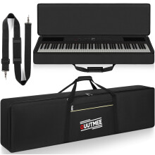 OUUTMEE 88 Key Keyboard Gig Bag, 600D Oxford Piano Case with 10mm Padding