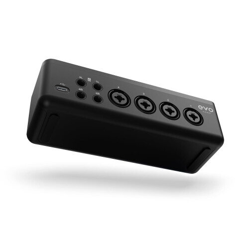EVO 8 USB Audio Interface external sound card for music productions (4 in / 4 out, Smartgain, Smart Touchpoints, loopback function, 48V phantom power 1