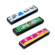 3 Pcs 16-Hole Double Row Harmonicas – Gift for Music Learners