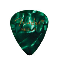 Fender 351 Shape Premium Picks - Green Moto - Medium - Pack of 12