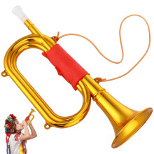 Angoily Children S Bugle Horn Kids Toys Plastic Trumpet Prop for Stage Performance Early Education Musical Tool Press Button Noisemaker Toy for Toddl