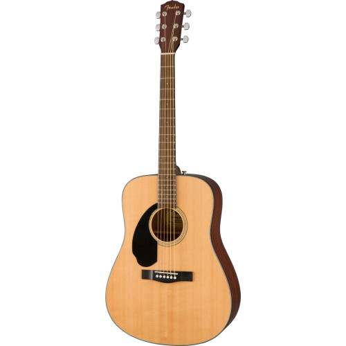 Fender Fender CD-60S Left-Handed Beginner Acoustic Guitar, Solid Spruce, Natural 1