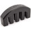 AKORD Rubber 4/4 Practice Mute for Violin - Black 3