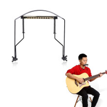 10 Hole Harmonica Neck Holder, Adjustable Metal Harmonica Support Stand, Universal Harmonica Clamp Rack Support for 10-Holes Harmonica Hands-Free Dur