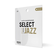 D'Addario Organic Select Jazz Filed Alto Sax Reeds 2 Hard, 3-Pack