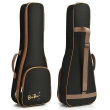 Flexzion Ukulele Case Bag - Ukulele 21 Inch Soprano Backpack Soft Case - Waterproof Uke Gig Bag with Carrying Handle, Pocket & Adjustable Shoulder St
