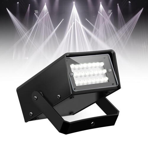 ENUOLI Mini Strobe Light, 24-LED Small Strobe Lights(White)