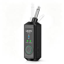 LEKATO iW-30 Bluetooth Receiver with 6.35mm / 1/4" Jack, Mono/Stereo Wireless Audio Receiver with 15H Playtime & 164ft/50m for Amplifier, PA Systems,