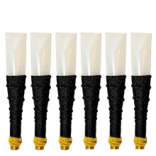 Scottish Highland Bagpipes Synthetic Plastic Practice Chanter Reeds 6 Pcs Black