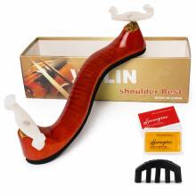 Ecotown Maple Wood Violin Shoulder Rest Adjustable for 3/4 & 4/4 Violins