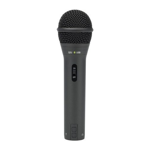 Samson Samson Q2U USB/XLR Dynamic Microphone Recording and Podcasting Pack (Black)
