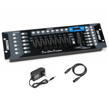 DMX Controllers Lighting, DJ Light Controller for Live House, DMX Controller 512 for Stage Light, 192CH DMX Lighting Controller for Family Party.