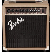 Fender Acoustasonic 15 Amp for Acoustic Guitar and Mic with Chorus, 15W