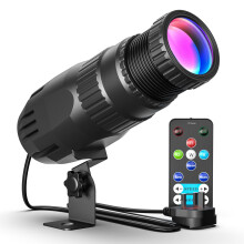 20W Pinspot LED Light RGBW 4 in 1 Mini Beam Spotlight 3 Modes Mirror Ball Projector with Remote Control Stage Effect Light for Bar Disco Dance Halls