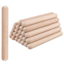 SENJEOK 12 Pair 8 Inch Classical Rhythm Wood Claves, Wooden Music Percussion Sticks for Beginner