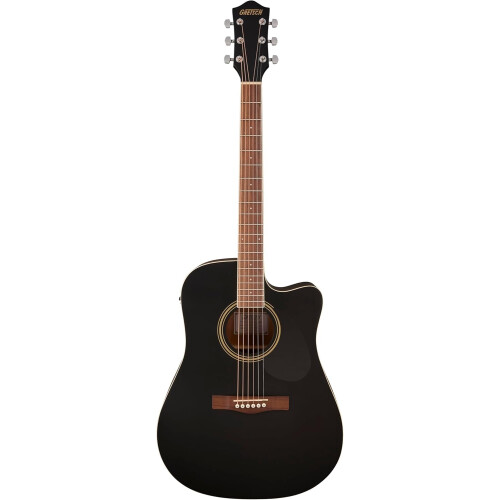 Gretsch Prelude D100CE Dreadnought Electro-Acoustic Beginner Guitar, Black