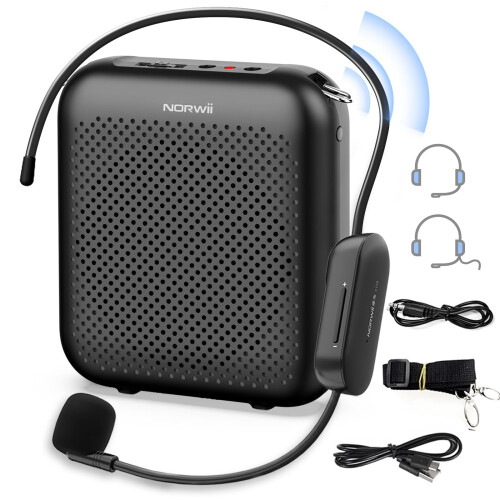 Norwii Wireless Voice Amplifier for Teachers, Portable Bluetooth Speaker