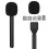 HX-pyahgtv Handheld Microphone Adapter for DJI Mic Mini,with Foam Mic Cover 1