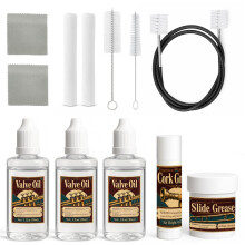 DINGSEN Trumpet Cleaning Kit - Complete Care with Oil, Grease & Brushes