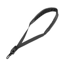 Flexzion Saxophone Neck Shoulder Strap Padded, Sax Holder w/Adjustable Harness Belt & Metal Hook, Musical Instrument Accessory, for Tenor Alto Sopran