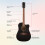 Gretsch Prelude D100CE Dreadnought Electro-Acoustic Beginner Guitar, Black 6
