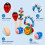 5Pcs Rattle Set, Colourful Shakers for Musical Activities 3