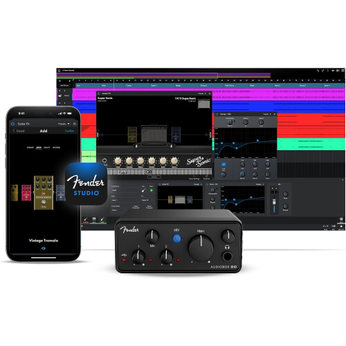 Fender Fender AudioBox GO 2x2 USB-C Audio Interface for Home Studio 1