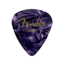 Fender Premium 351 Celluloid Guitar Picks, Heavy, Purple Moto, 12x