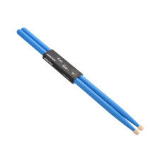 sourcing map Maple Wood Drumstick Anti Slip Handle Grips 5A Blue Classic Drum Stick Wood Tip for Drumming Musical Instrument Percussion