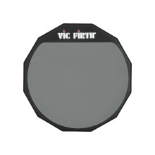 Vic FIrth - Single Sided Drumstick Practice Pad with VF logo - 6” Diameter